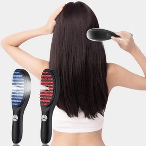 Cepillo Masajeador de Cabeza con Vibración 3 en 1 para el Cuidado del Cabello y el Tratamiento de la Caída del Cabello, Peine de Masaje con Rayos Infrarrojos Eléctricos - Product Image 3
