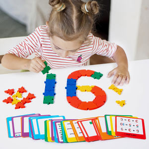 Alphabet personnalisé numéro Jigsaw Puzzle <span class=keywords><strong>logique</strong></span> pensée jouet bricolage jeu d'association apprentissage éducation Puzzles pour enfants garçons filles - Product Image 1