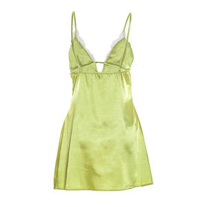 Viviblook D26DS039 Nuevo Vestido de Verano para Mujer, Sexy, sin Mangas, con Encaje Calado, Mini Vestido de Fiesta con Tirantes - Product Image 5