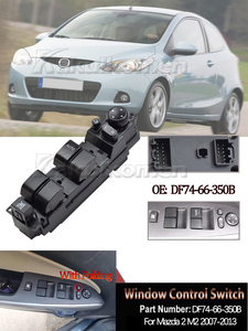 Para Mazda 2 M2 2007-2013 DF7466350B, botón de interruptor de la puerta del conductor delantero izquierdo, ventana principal, elevador de vidrio - Product Image 4