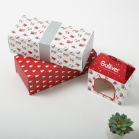 Boîtes en carton personnalisées de forme originale, écologiques, réutilisables, découpées à chaud, pour les chaussettes, les emballages de bonbons de Noël et d'Halloween
