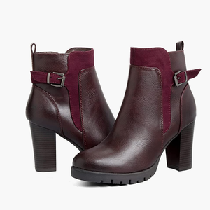 Bottes en cuir véritable confortables pour femmes, chaussures tendance et résistantes, meilleures ventes - Product Image 3