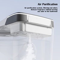 WC intelligent à capteur automatique 110v/220v, bidet en porcelaine, salle de bain, chasse d'eau automatique, télécommande, cuvette intelligente, siège chauffant