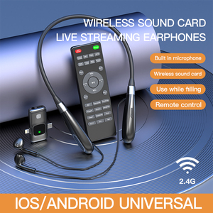 OEM Microphone sans fil Usb Studio <span class=keywords><strong>Carte</strong></span> <span class=keywords><strong>son</strong></span> Live Streaming Blue tooth Live Mini Headset Earphone <span class=keywords><strong>Carte</strong></span> <span class=keywords><strong>son</strong></span> <span class=keywords><strong>pour</strong></span> PC <span class=keywords><strong>Iphone</strong></span> - Product Image 2