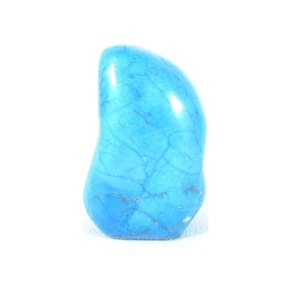 Forma libre natural de pie Hit azul turquesa howlita forma libre Piedra pulida cristal forma libre curación natural Palma mayorista - Product Image 6