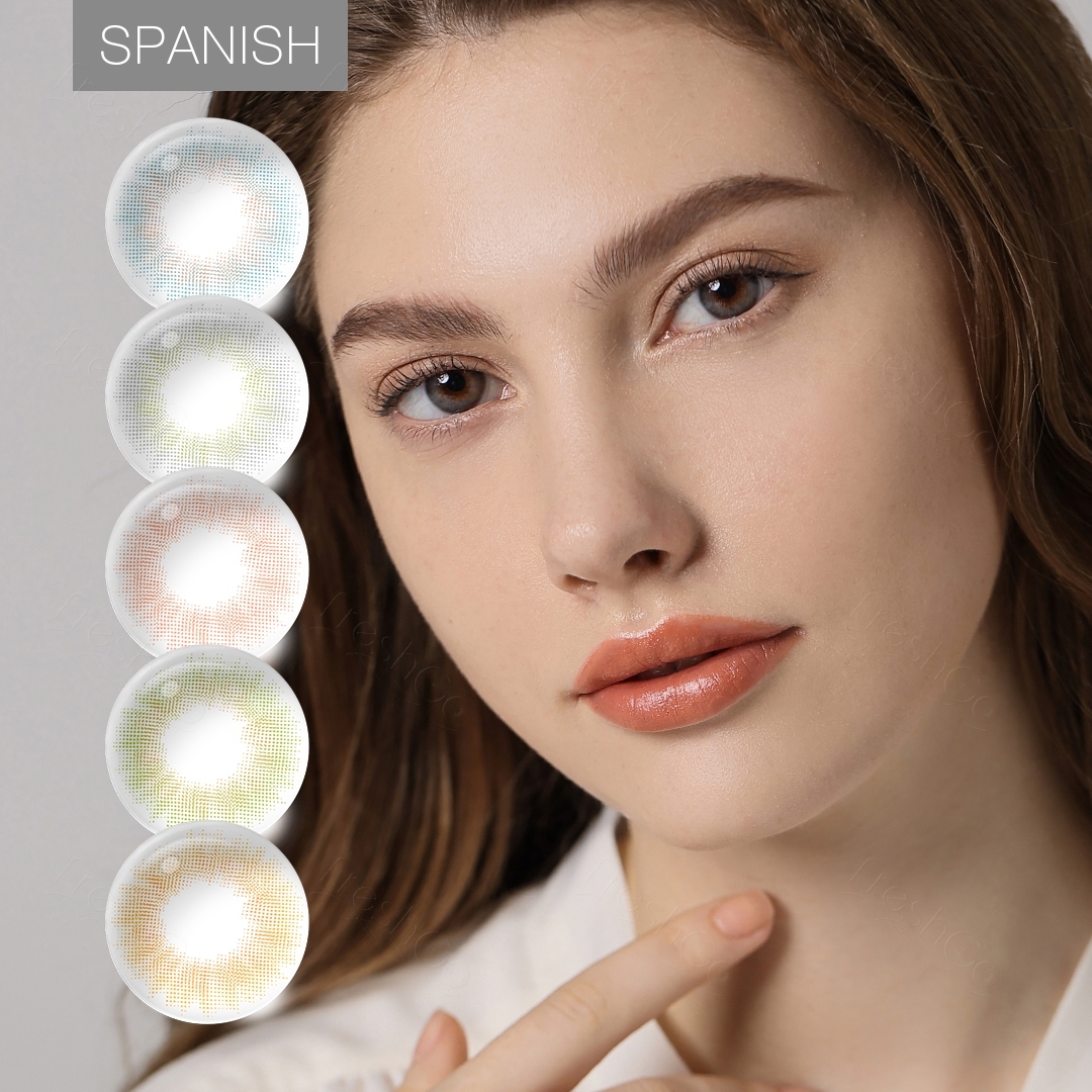 Freshgo Spanish Cheap Wholesale Korea Color Contact Lenses 14.0 Cosmetic Yearly Colored Contacts 2020 New look Contact Lens