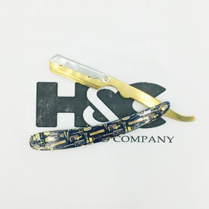 Wholesale Barber <b>Razors</b> Sustainable Mink Stainless Steel Shaving Barber <b>Straight</b> <b>Razor</b> for Men Blade Changeable Logo Offer - Product Image 4