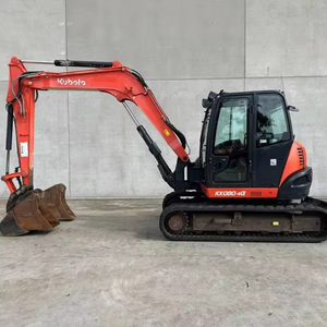 Certificación Ambiental para Excavadora de Orugas KX080-4 de 66HP con Cabina Cerrada, Bomba de Motor de Alto Rendimiento y Cojinete de Caja de Cambios - Product Image 1