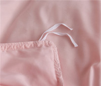 Jsdnantong — parure de lit blanc en microfibre, taille américaine 100% Polyester, volants