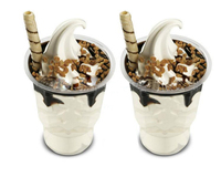 Machine à glace molle SURRI USA en acier inoxydable, sans glace pilée, pour la préparation de glaces au lait/yaourt/chocolat, 3 saveurs, facile à utiliser, nouvelle version.
