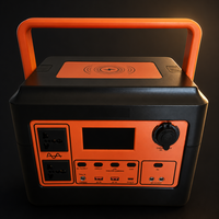Station d'alimentation portable 1000W LiFePO4 pour le camping, les voyages en camping-car, la recharge sans fil, l'entrée solaire, la lampe torche LED, la sauvegarde hors réseau