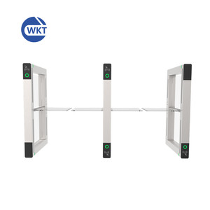 Wancartoon Tourniquet mince de haute sécurité QR Scanner de codes à barres Entrée de métro Fastlane Porte de vitesse avec servomoteur Barrière pivotante - Product Image 4