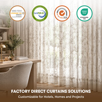 Voilage Moderne Léger et Translucide pour Chambre, Chambre d'Invité et Décoration de Suite – Service OEM ODM