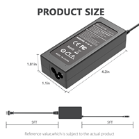 Chargeur adaptateur électrique AC 65W pour ordinateurs portables de jeu pour Inspiron 15 3000 Series (3551) OTP PD 3.0 19.5v 3.34a