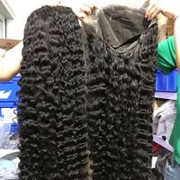 Perruque Bouclée Birmane Brute, Perruque Frontale en Dentelle Full HD 30 Pouces, Fournisseur en Gros, Perruques de Cheveux Humains Vierges Bruts Vietnamiens Originaux Grade 12A