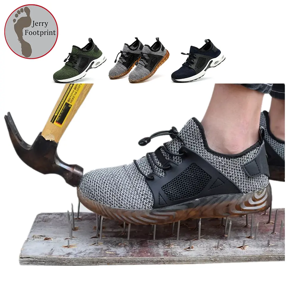 Высококачественная Легкая спортивная Рабочая защитная обувь со стальным носком, оптовая продажа