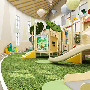 Nhà sản xuất thiết bị chơi trong nhà an toàn, tùy chỉnh, có cầu trượt và trò chơi tương tác dành cho trường mẫu giáo - Product Image 4