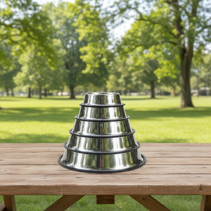Mangkuk Anjing Stainless Steel Warna Solid OEM 2026 Dengan LOGO Kustom Anti Selip Mangkuk Makanan Lambat untuk Hewan Peliharaan Tahan Karat untuk Memberi Makan Hewan Peliharaan - Product Image 2
