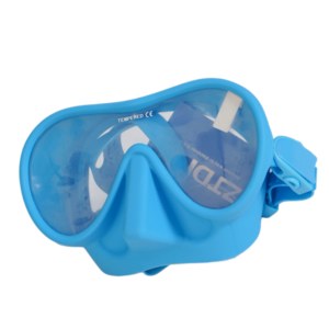 <span class=keywords><strong>Masque</strong></span> étanche anti-buée en verre silicone sans cadre <span class=keywords><strong>Cressi</strong></span> F1 avec lentille unique pour la plongée et le snorkeling rose petit format - Product Image 2