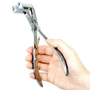 Pince à extensions capillaires <span class=keywords><strong>Everlong</strong></span> en acier inoxydable avec revêtement en silicone pour une pose sécurisée et durable des extensions adhésives - Product Image 1