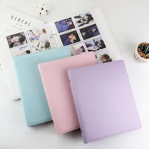 PU Leather Album เก็บรูปถ่ายขนาด3นิ้ว5นิ้ว6นิ้วสำหรับ Mini Fuji Instax และนามบัตร7S 8 25 50S Photo Album