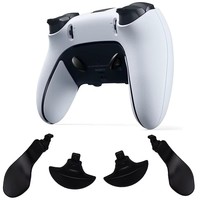 Capuchons de manettes en plastique de remplacement pour manette PS5 Elite et ensemble de 10 capuchons de touches