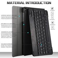Penutup Keyboard Tablet, tata letak multi-bahasa dengan casing untuk Tablet Samsung Galaxy Tab A8 /S6 Lite/ A7/ S7/ S8