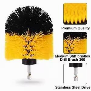Kit de 45 brosses de nettoyage électriques portatives en plastique pour cuisine et salle de bain - Product Image 2