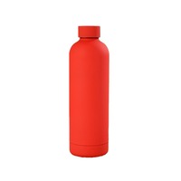 Bouteille d'eau isotherme portable en acier inoxydable 304 de style américain à petite ouverture pour sports de plein air, idéale comme cadeau