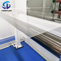 TONGYUAN Plaque acrylique transparente écologique 3mm/2mm 1220x2440mm Panneaux en plastique Perspex transparents pour publicité/présentation personnalisée