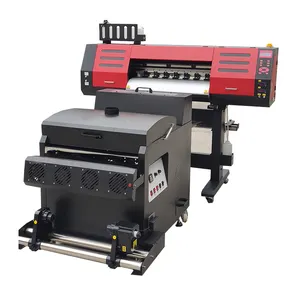 Epson를 가진 이중 맨 위 xp600 i3200 dtf 인쇄 기계 인쇄기 분말 셰이커 건조용 오븐 체계 및 a2 종이 크기 24in 33cm 30cm