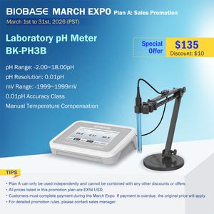 pH-mètre de laboratoire BIOBASE en <span class=keywords><strong>promotion</strong></span> de mars, modèle 18PH 1999mV, pour le traitement de l'eau - Product Image 1
