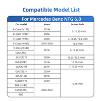 Mise à niveau de l'écran d'origine, adaptateur sans fil CarPlay pour Mercedes Benz 2019 + prend en charge CarPlay Android Auto NTG 6.0 MBUX