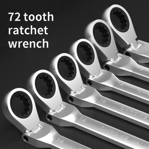 Llave de trinquete de alta calidad de 6-32mm y 72 dientes, llave de anillo, llave inglesa combinada, llave de trinquete - Product Image 2
