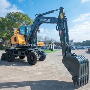Nueva Excavadora de Ruedas HYUNDAI HW60 de Alta Calidad, 6 Toneladas, con Motor Cummins, Alta Eficiencia Operativa, 1 Año de Garantía - Product Image 3