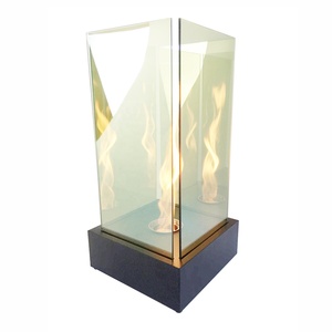 Chimenea tornado de bioetanol de pie con gran vidrio templado - Product Image 6