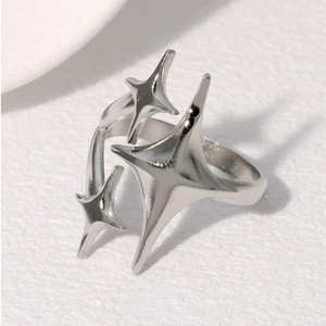 Design Sense Chic Hypoallergenic Jewellery Minimalist Vintage Star <b>Ring</b> <b>Man</b> and Woman New Fashion Accessories - Product Image 5
