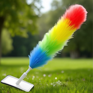 Electrostatic <b>Duster</b> Extendable Handle 45 75 Cm Multicolor Cleaning Tool - Product Image 3