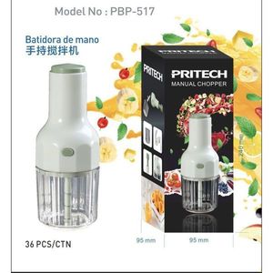 Pritech Manual <b>Chopper</b> 95Mm Handheld Food Processor For Chopping <b>Vegetables</b> And Fruits - Product Image 1