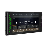 Autoradio Android BQCC 7 pouces double DIN, écran sans fil Carpaly, autoradio FM RDS, lecteur multimédia USB pour véhicule TOYOTA