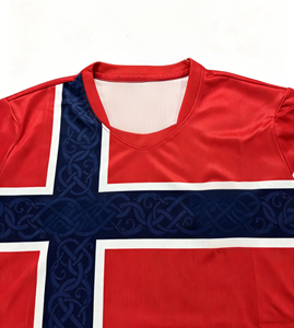 Maillot domicile de l'équipe norvégienne Coupe du Monde de football 2026 Version fan et version joueur Haaland Odegaard - Product Image 2