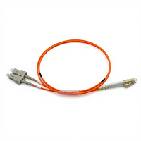 Câble de raccordement fibre optique COMTON Duplex LC SC Multimode OM1 62.5µm Orange pour réseaux FTTH/FTTB/FTTX 1m/Longueur personnalisée