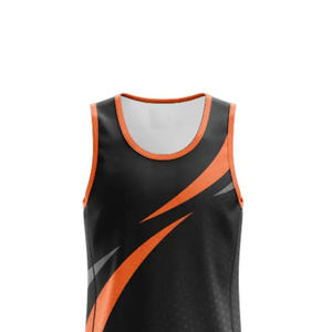 Uniforme Deportivo Ligero de Alta Calidad 100% Poliéster, Cuello Redondo, Sin Mangas, Corte Atlético, para Hombres Adultos, Nueva Llegada - Product Image 4