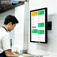 Système de point de vente pour partenaire de fabrication, moniteur d'affichage de cuisine KDS, 21,5, 23,6, 27 pouces, écran tactile étanche et résistant à l'huile, support VESA