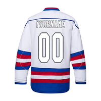 Écussons brodés personnalisés en twill pour maillots de hockey, uniformes de hockey sur glace par sublimation pour équipes allemandes, vente en gros