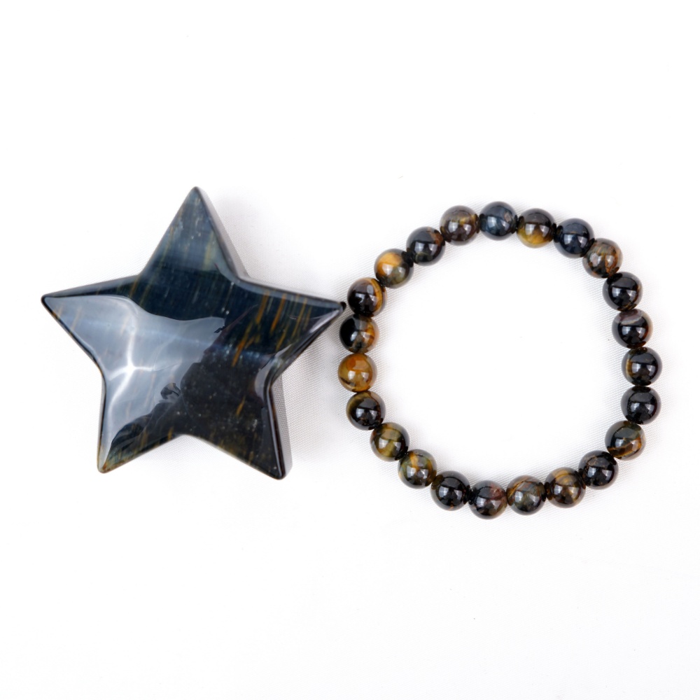 Blue tiger eye stone