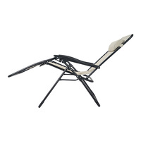 Silla Plegable Portátil de Metal y Tela Oxford para Exteriores, Cómoda, Color Beige, para Camping, Playa, Parque, Disponible en España