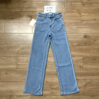Jeans de Mujer al Por Mayor a Bajo Precio, de Alta Calidad, Lavados, de Pierna Recta, Corte Holgado, Estilo Workwear