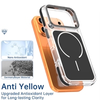 Étui de téléphone magnétique robuste et résistant pour iPhone 17 Pro et iPhone 18 Pro, coque de protection antichoc double couche