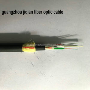 Câble à fibres optiques monomode ADSS G652D avec cordon de déchirure, autoportant, communication aérienne, 1 km MOQ, garantie 20-25 ans, noir - Product Image 3